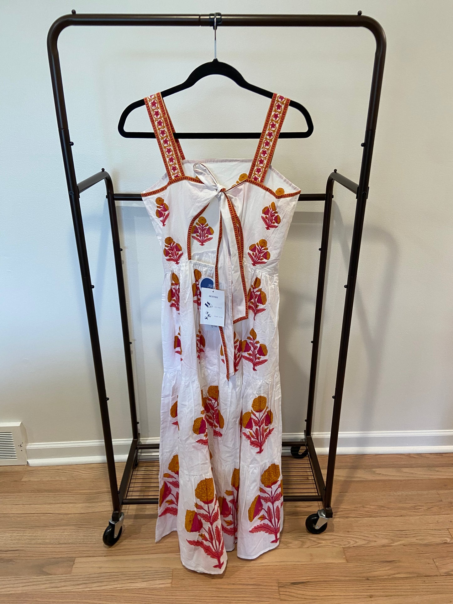Pink City Prints Floral Maxi Sundress size XS/S