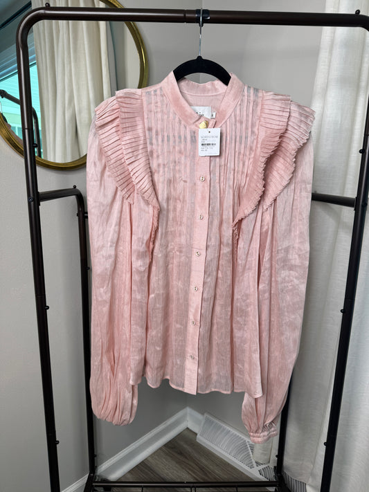 AJE Spellbind Frill Blouse size US 4