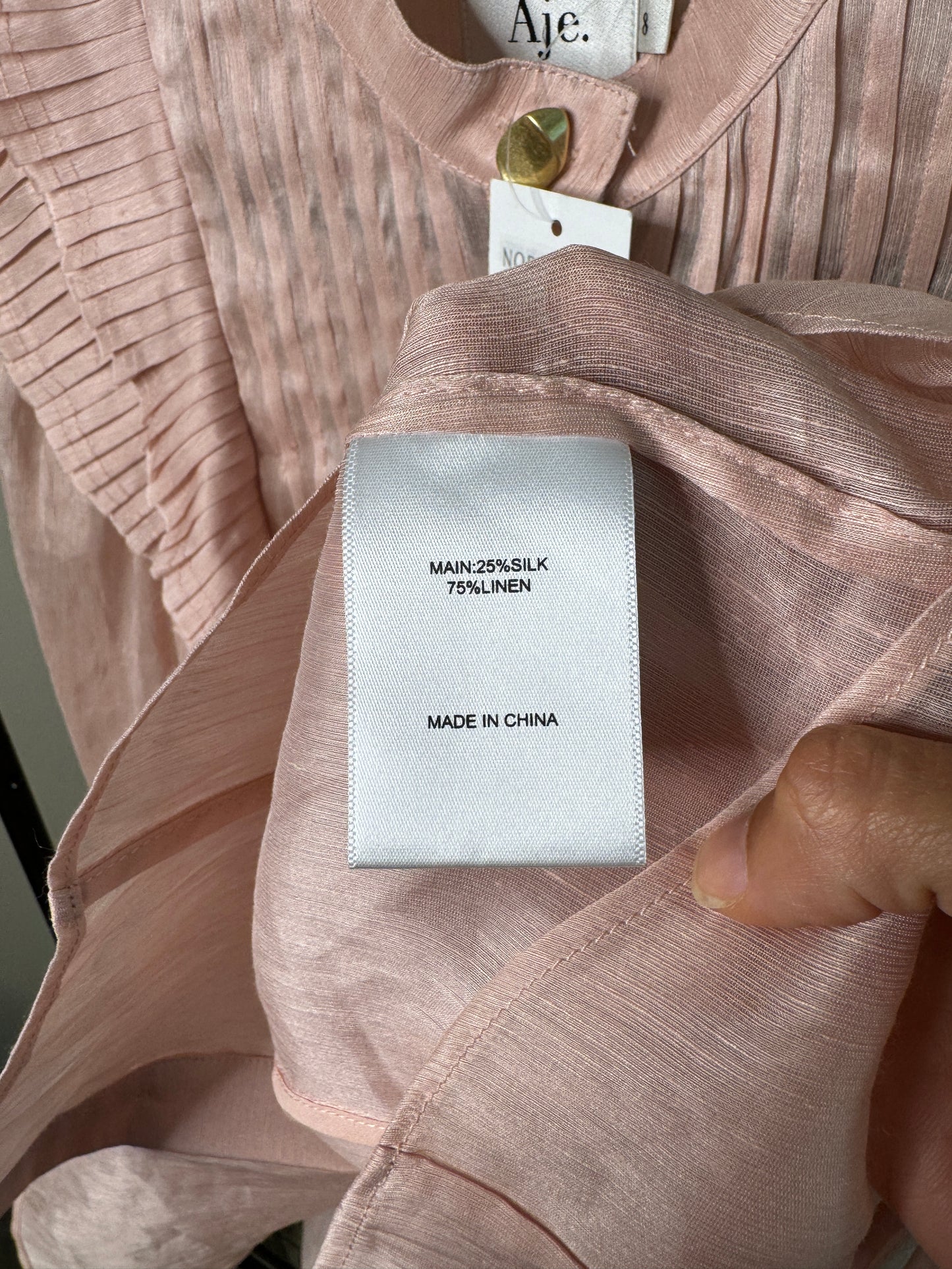 AJE Spellbind Frill Blouse size US 4