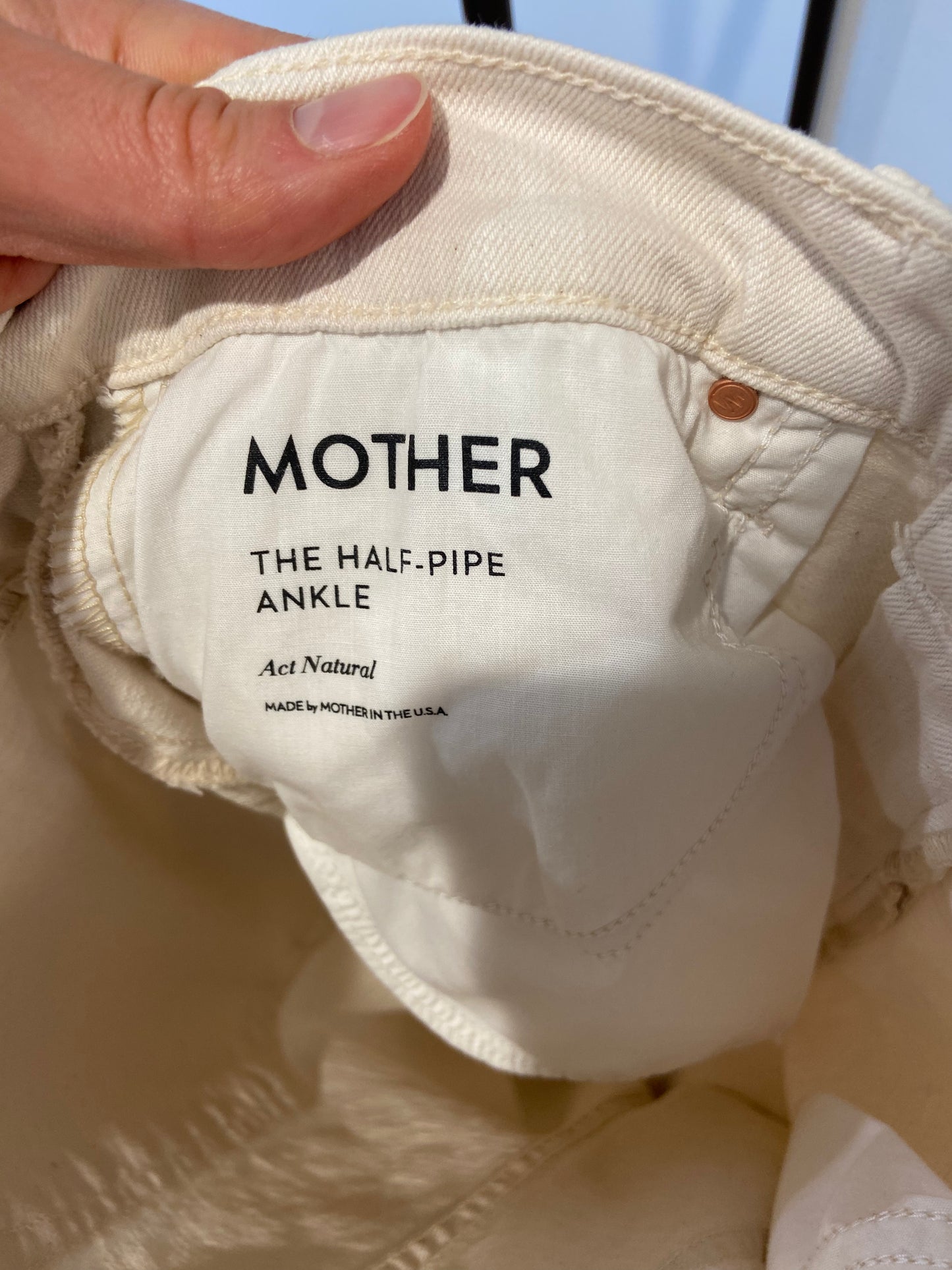 Mother The Half Pipe Ankle Jeans size 31