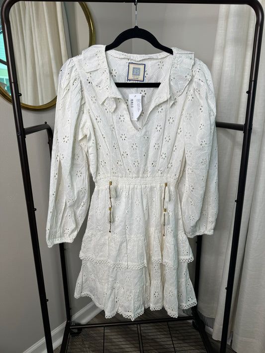 BELL Remi Eyelet Mini Dress size S