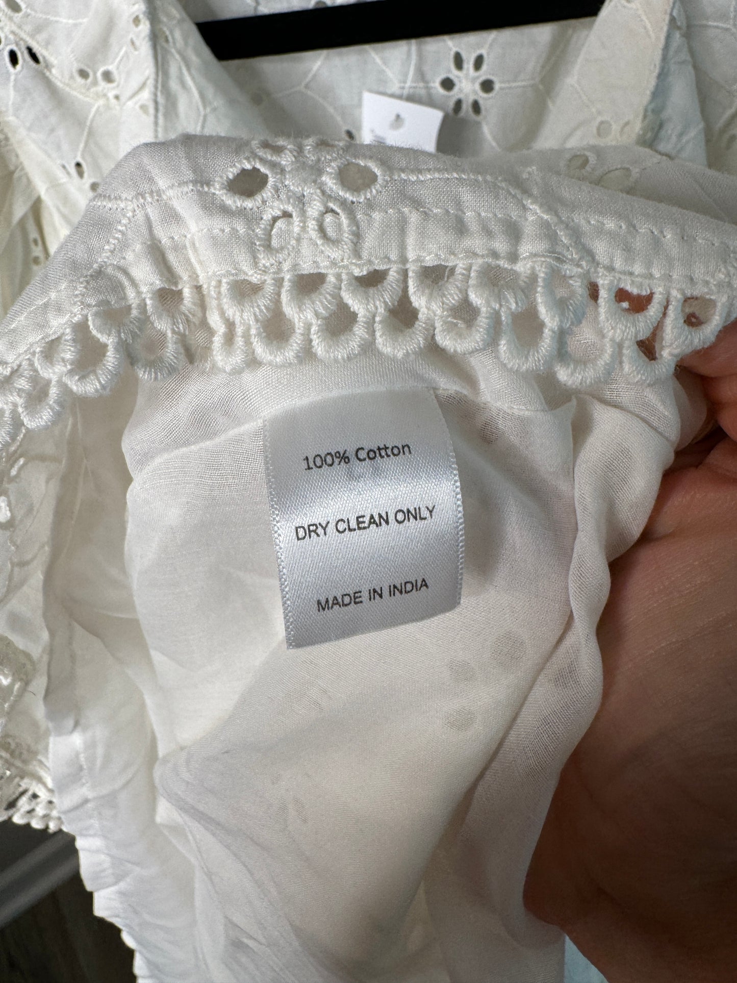 BELL Remi Eyelet Mini Dress size S