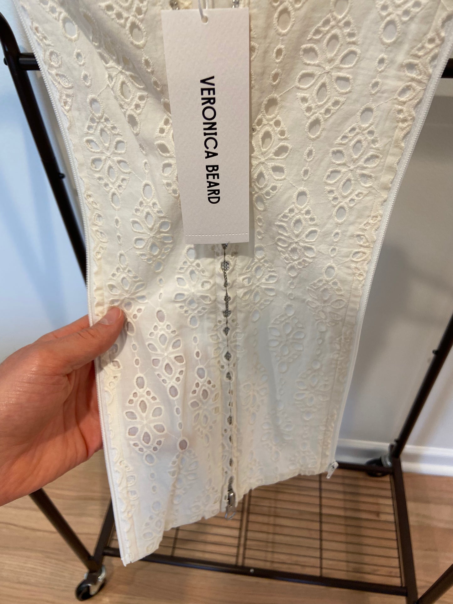 Veronica Beard Marlo Lace Hoodie Dickey size 00-14