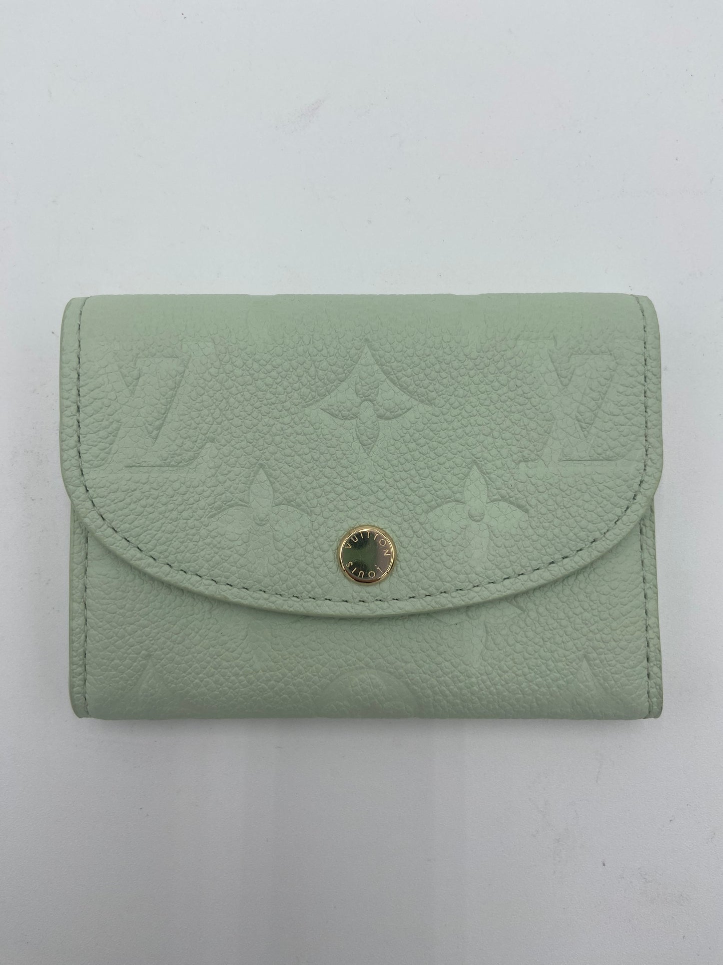 Louis Vuitton Rosalie Coin Purse Empreinte Leather Matcha Green