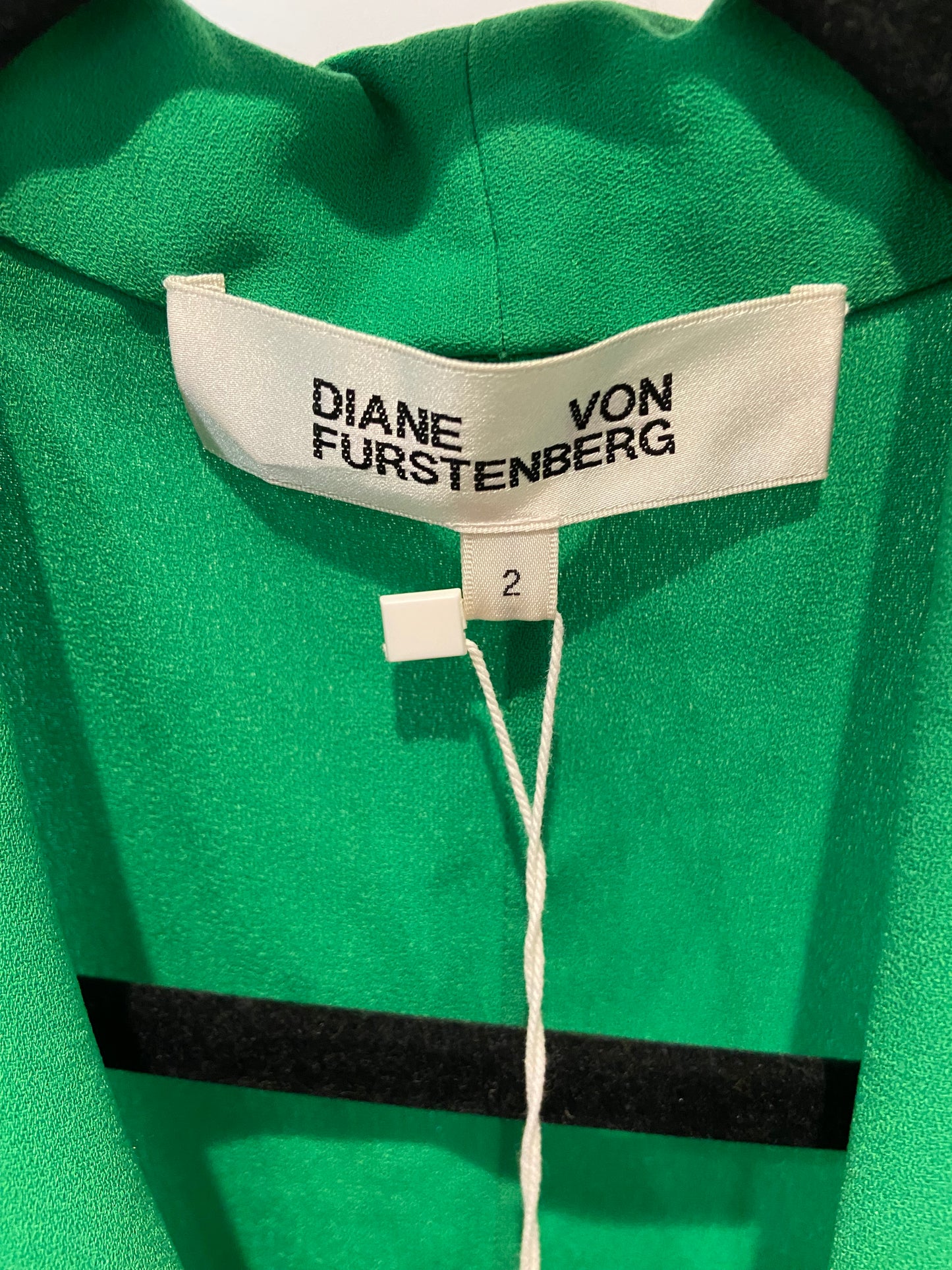 Diane Von Furstenberg Ina Romper Kelly Green size 2