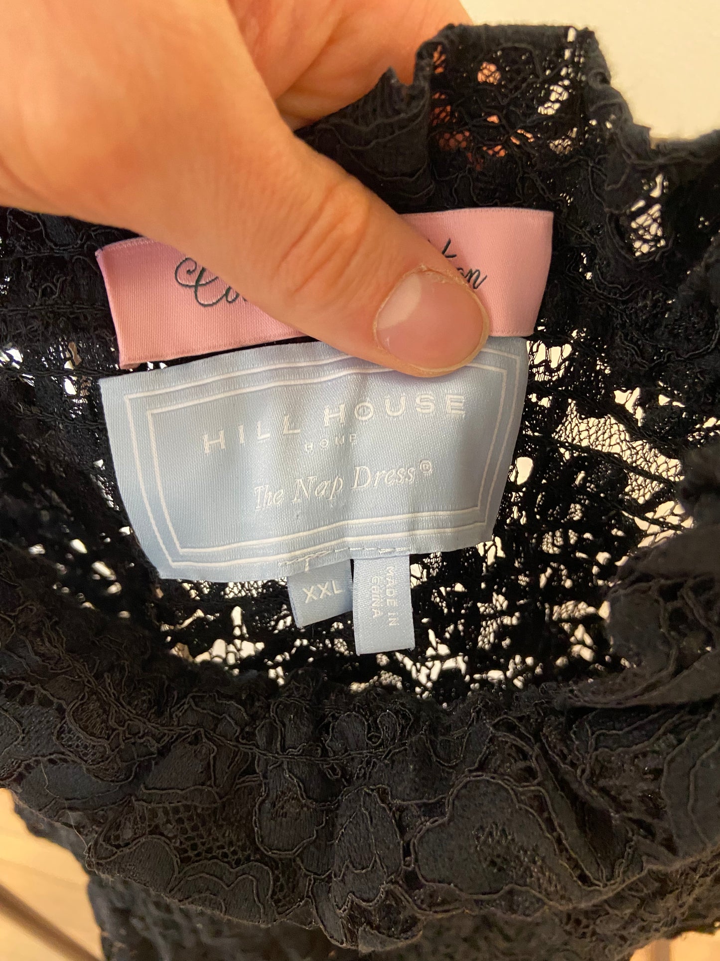 Hill House Collector's Edition Black Lace Ellie Dress size XXL