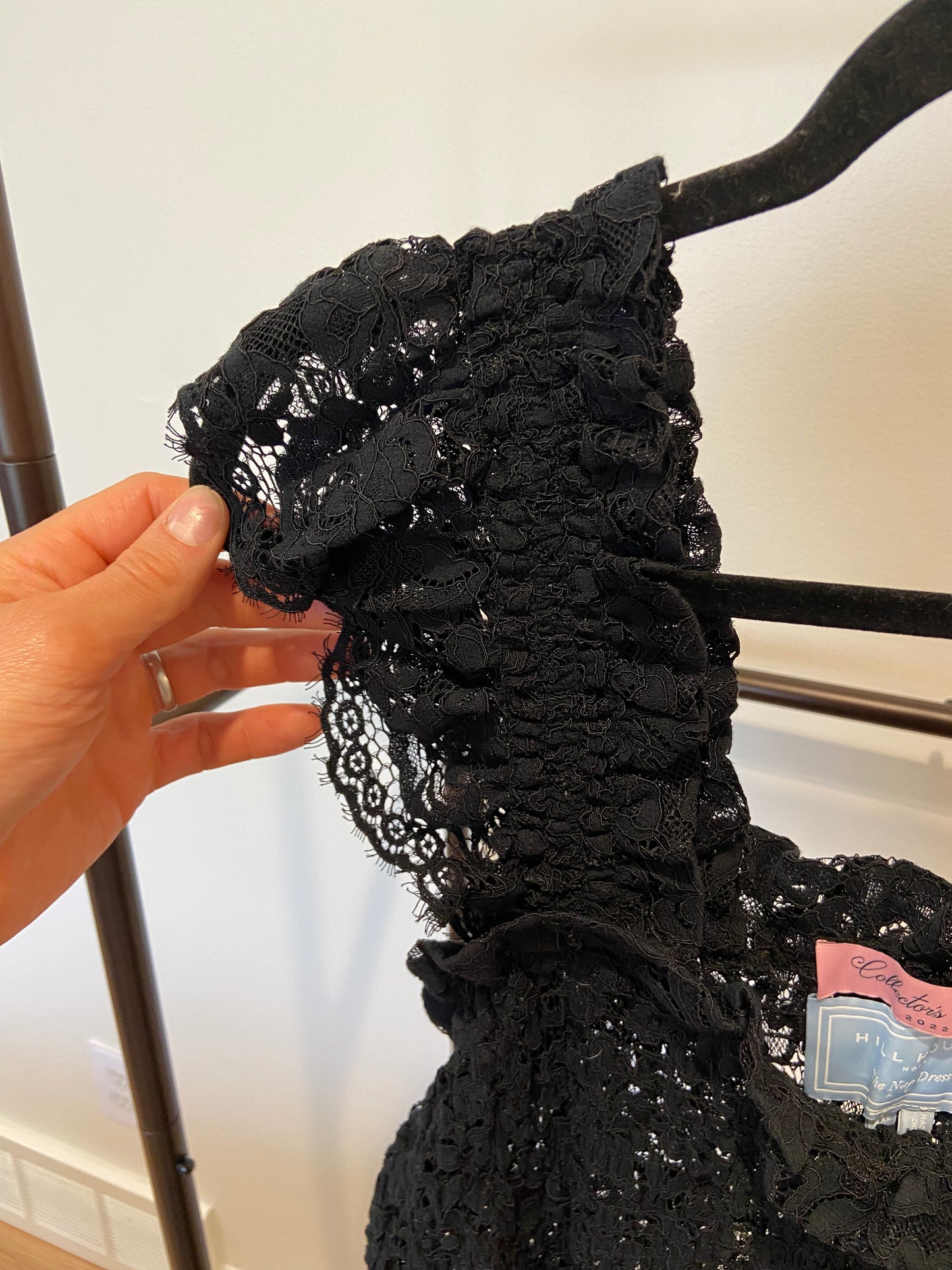 Hill House Collector's Edition Black Lace Ellie Dress size XXL