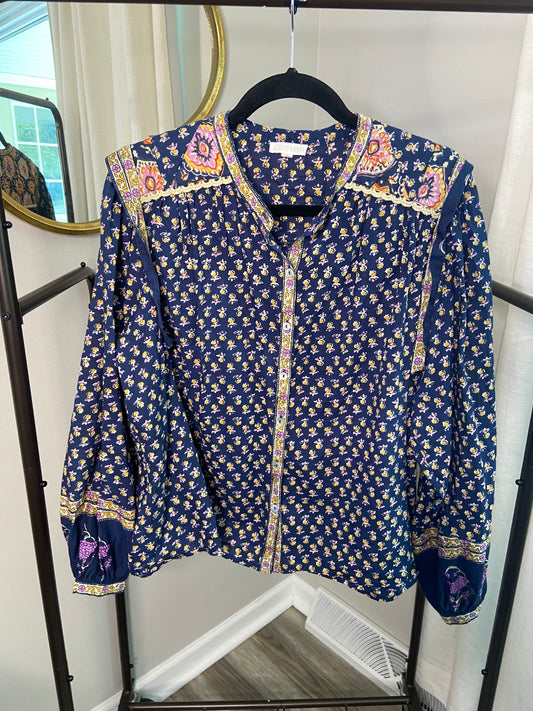 Louise Misha Jane Blouse Mid Granada Meadow size 40 M/L