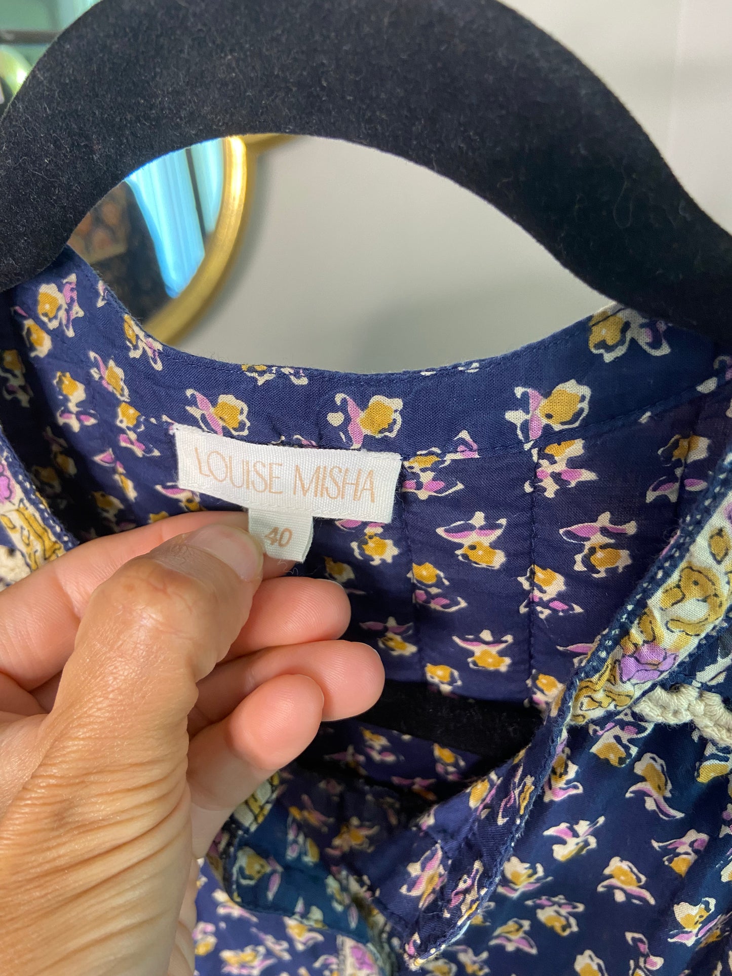 Louise Misha Jane Blouse Mid Granada Meadow size 40 M/L