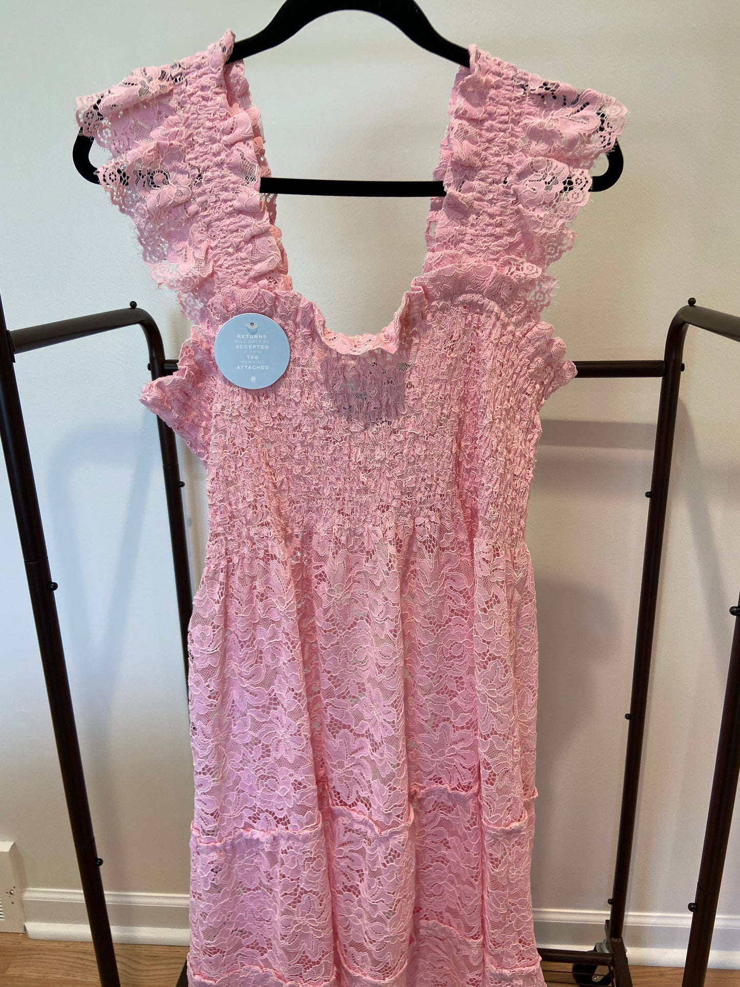 Hill House Collector's Edition Pink Lace Ellie Dress size XXL