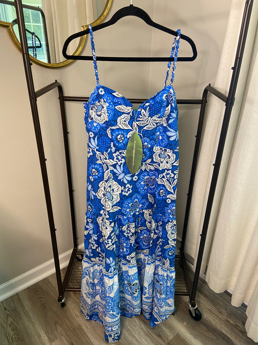 Farm Rio Full of Flowers Midi Dress size L