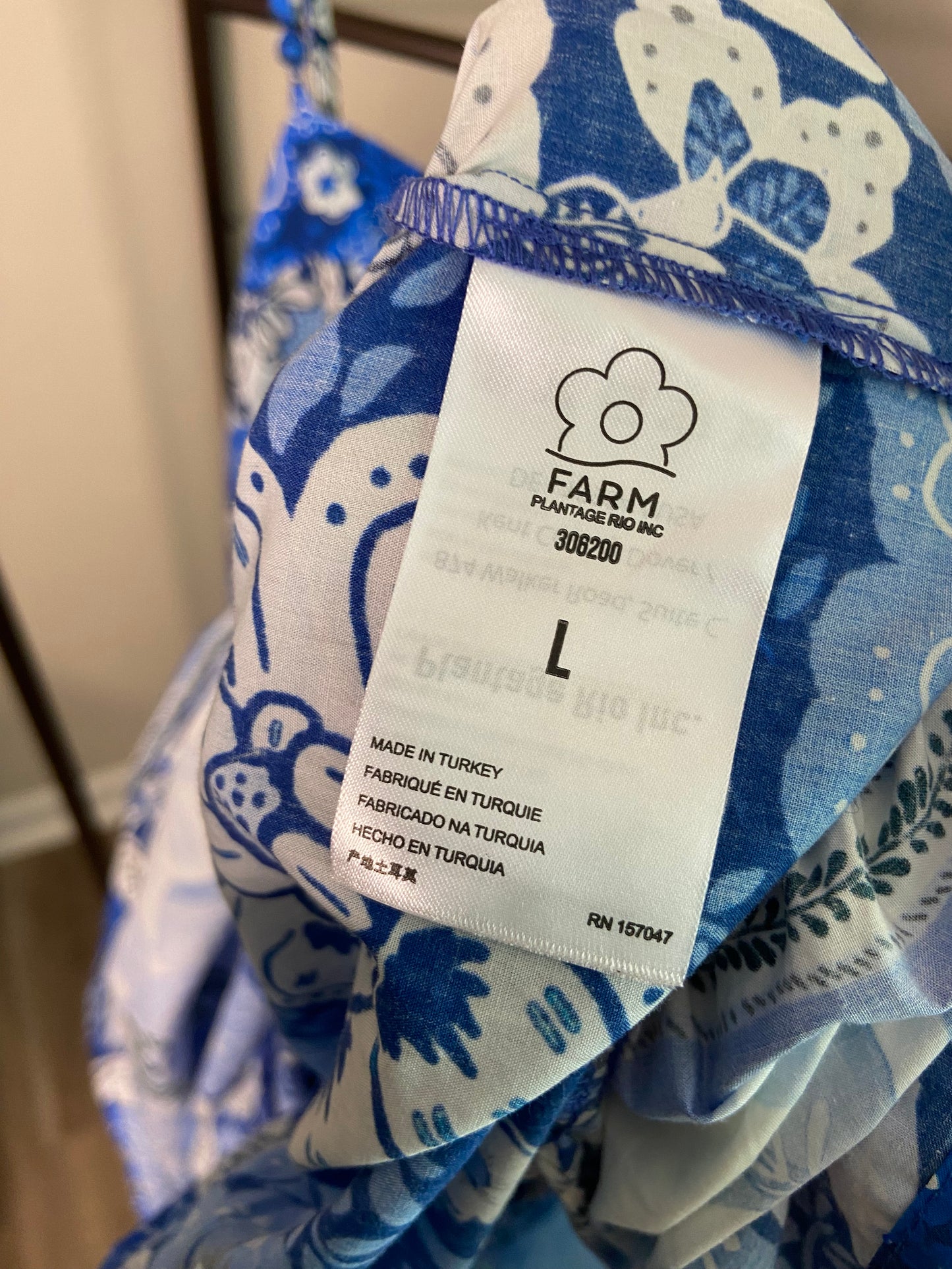 Farm Rio Full of Flowers Midi Dress size L
