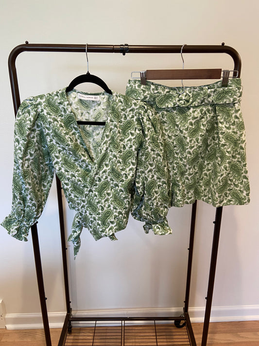 Faithfull the Brand Jacinta Top and Ondine Shorts size 6