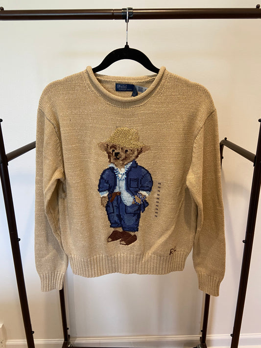 Polo Ralph Lauren Polo Bear Rollneck Jumper Sweater size XS