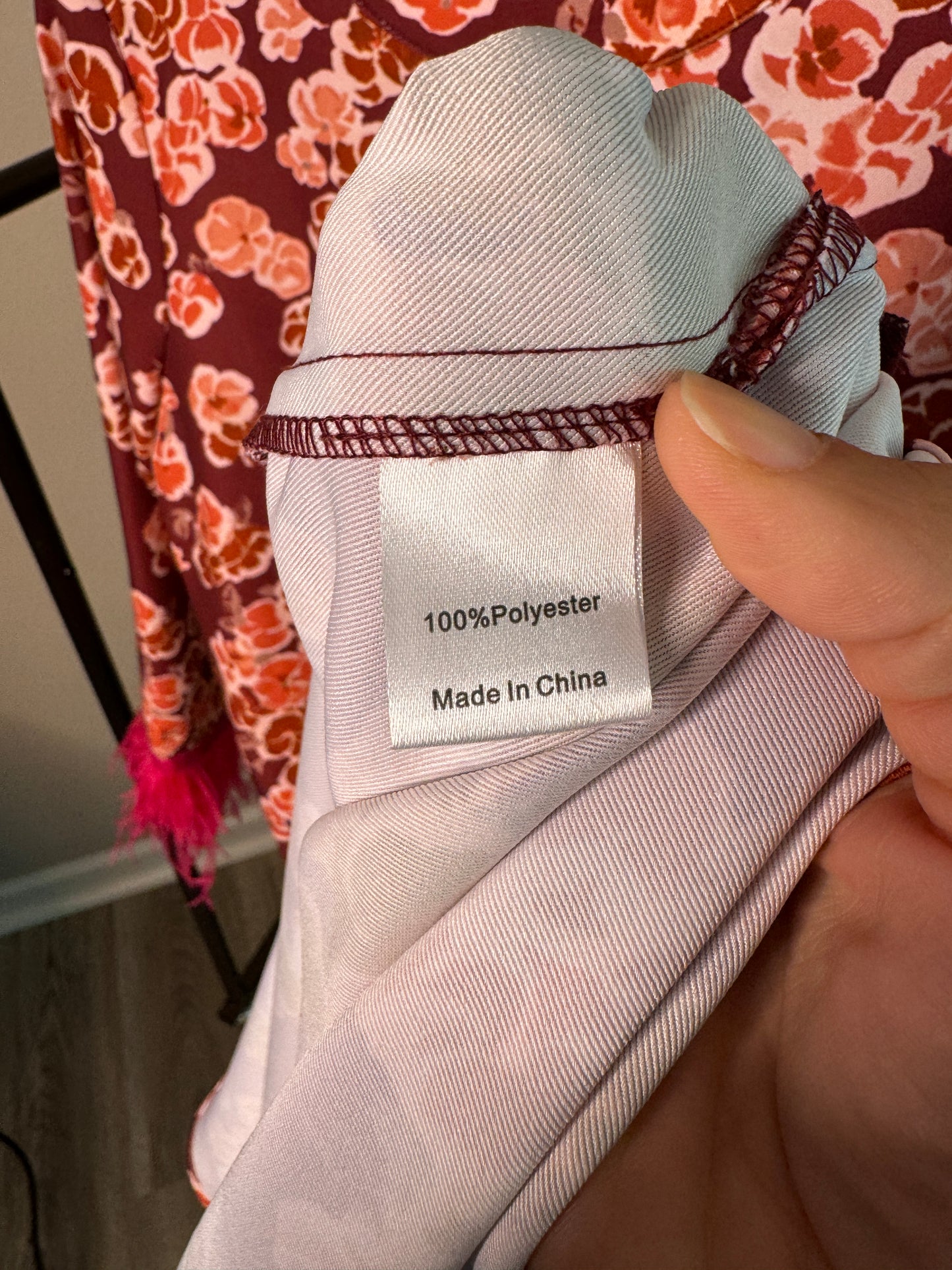 Tuckernuck Jamie Cosmos Feather Midi Dress size S
