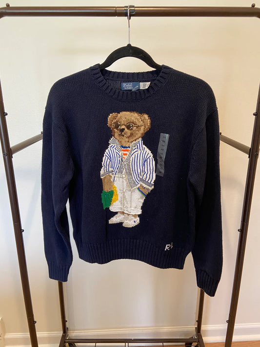 Polo Ralph Lauren Polo Bear Cotton Crewneck Sweater size XS