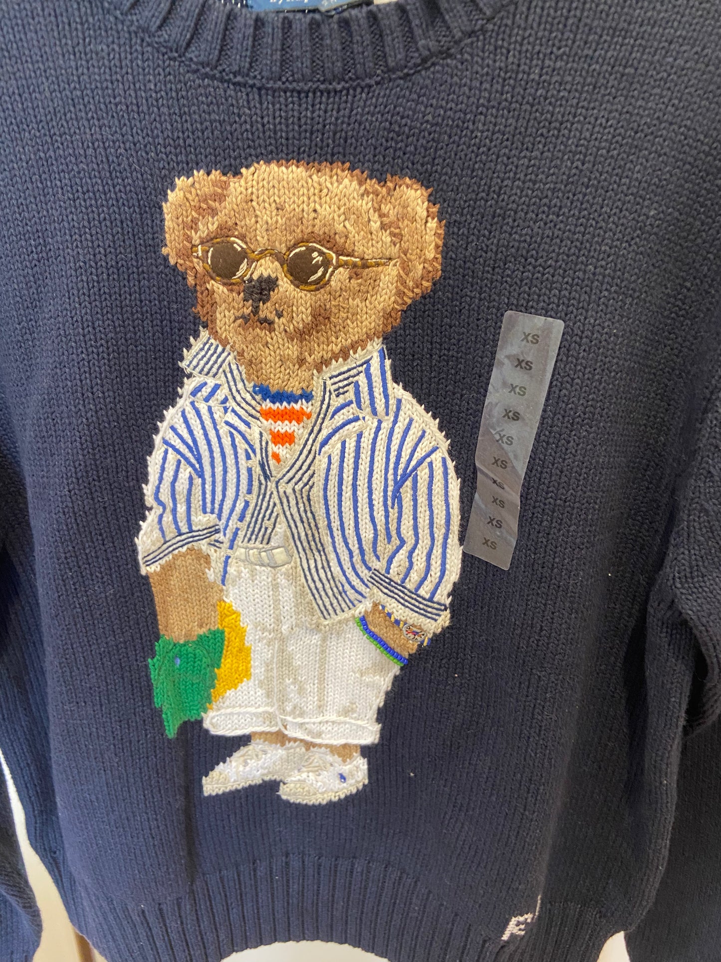Polo Ralph Lauren Polo Bear Cotton Crewneck Sweater size XS
