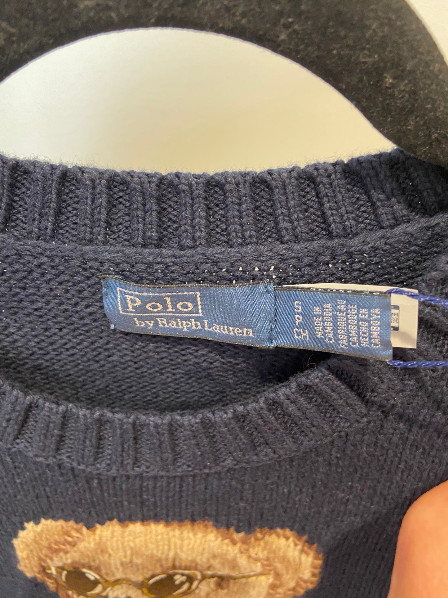 Polo Ralph Lauren Polo Bear Cotton Crewneck Sweater size S