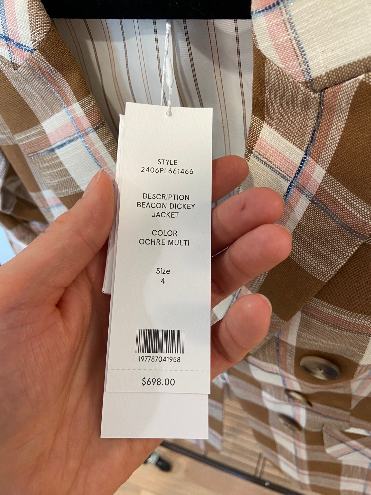 Veronica Beard Beacon Dickey Jacket size 4