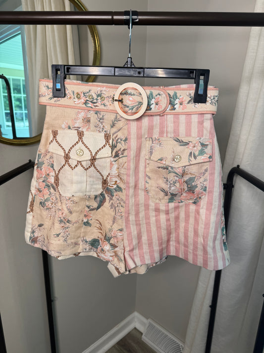 ZIMMERMANN Moonshine Patched Pocket Shorts size 4