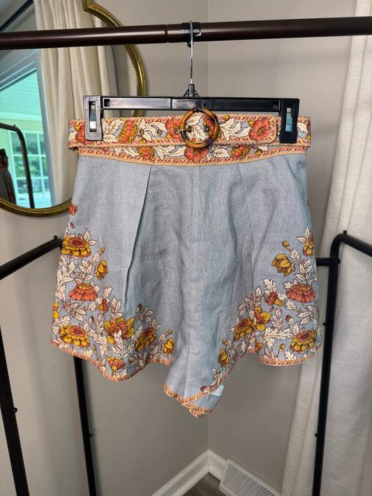 ZIMMERMANN Andie Pintuck Shorts size US 6
