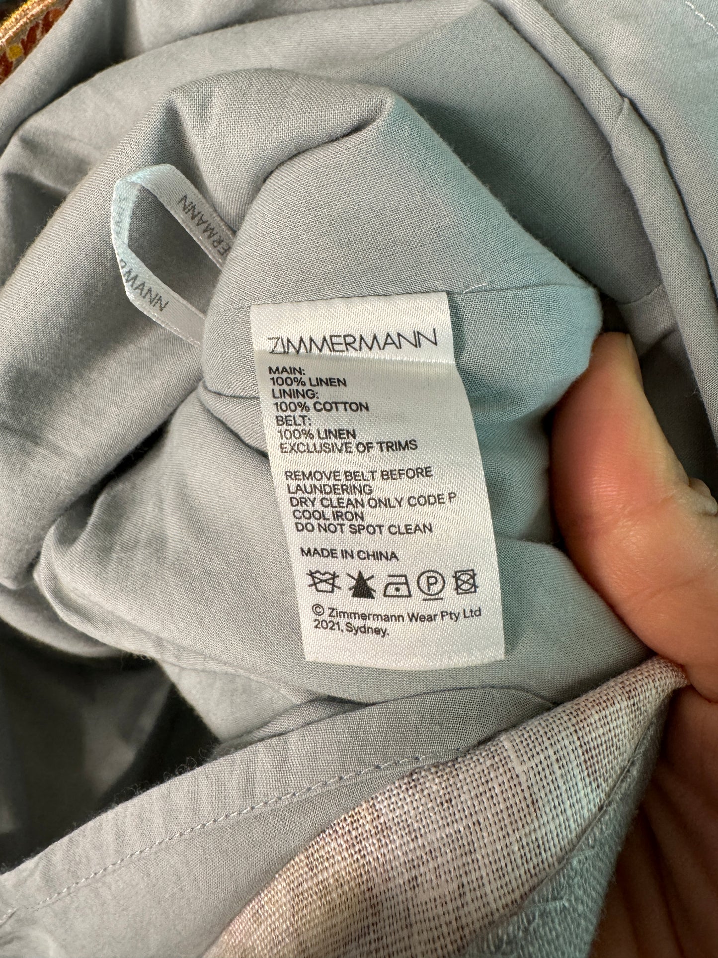 ZIMMERMANN Andie Pintuck Shorts size US 6