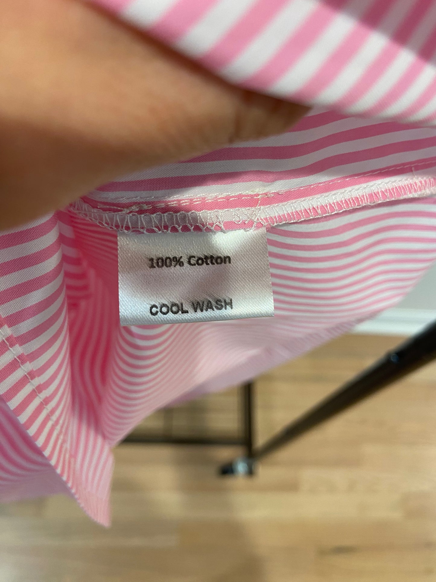 Caryn Lawn Emily Top Pink Stripe size OS
