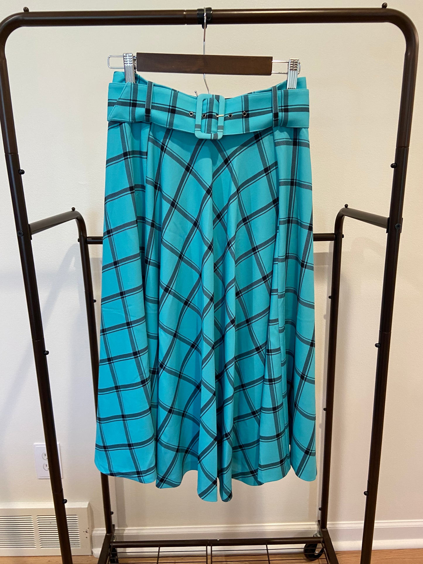 Alice + Olivia Parcell Flared Midi Skirt size 4