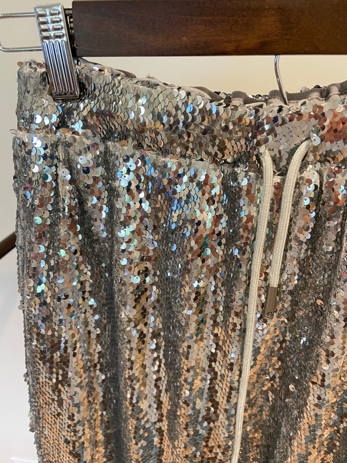 English Factory Sequins Jogger Pants size XS