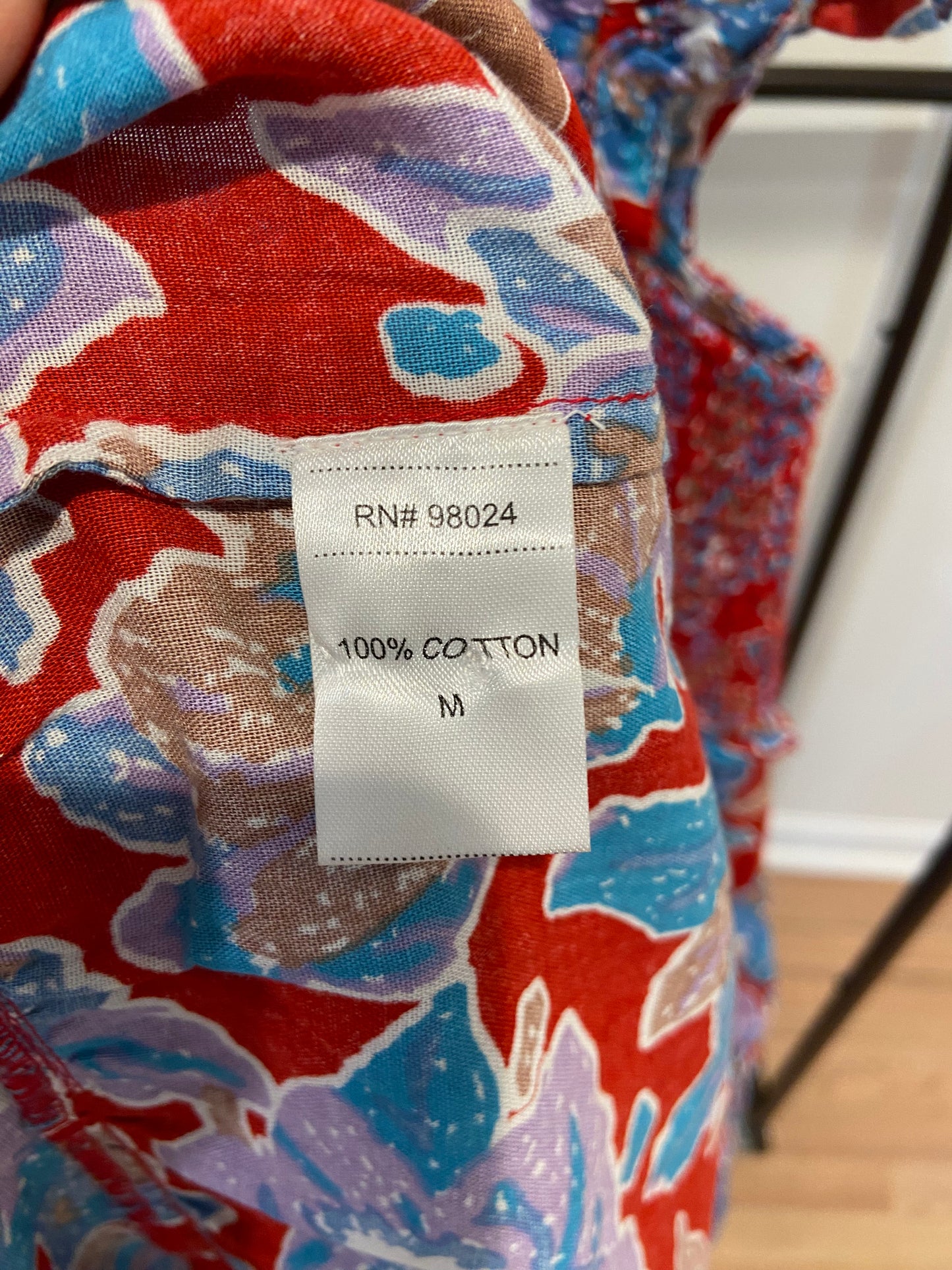 Love The Label Bouquet Smocked Maxi Dress size M