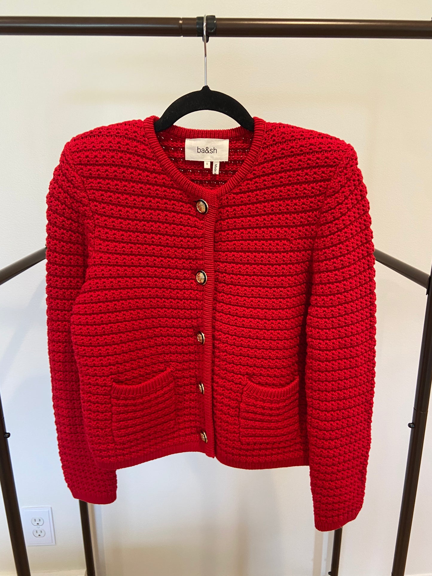 Ba&sh Gaspard Knit Cardigan size S