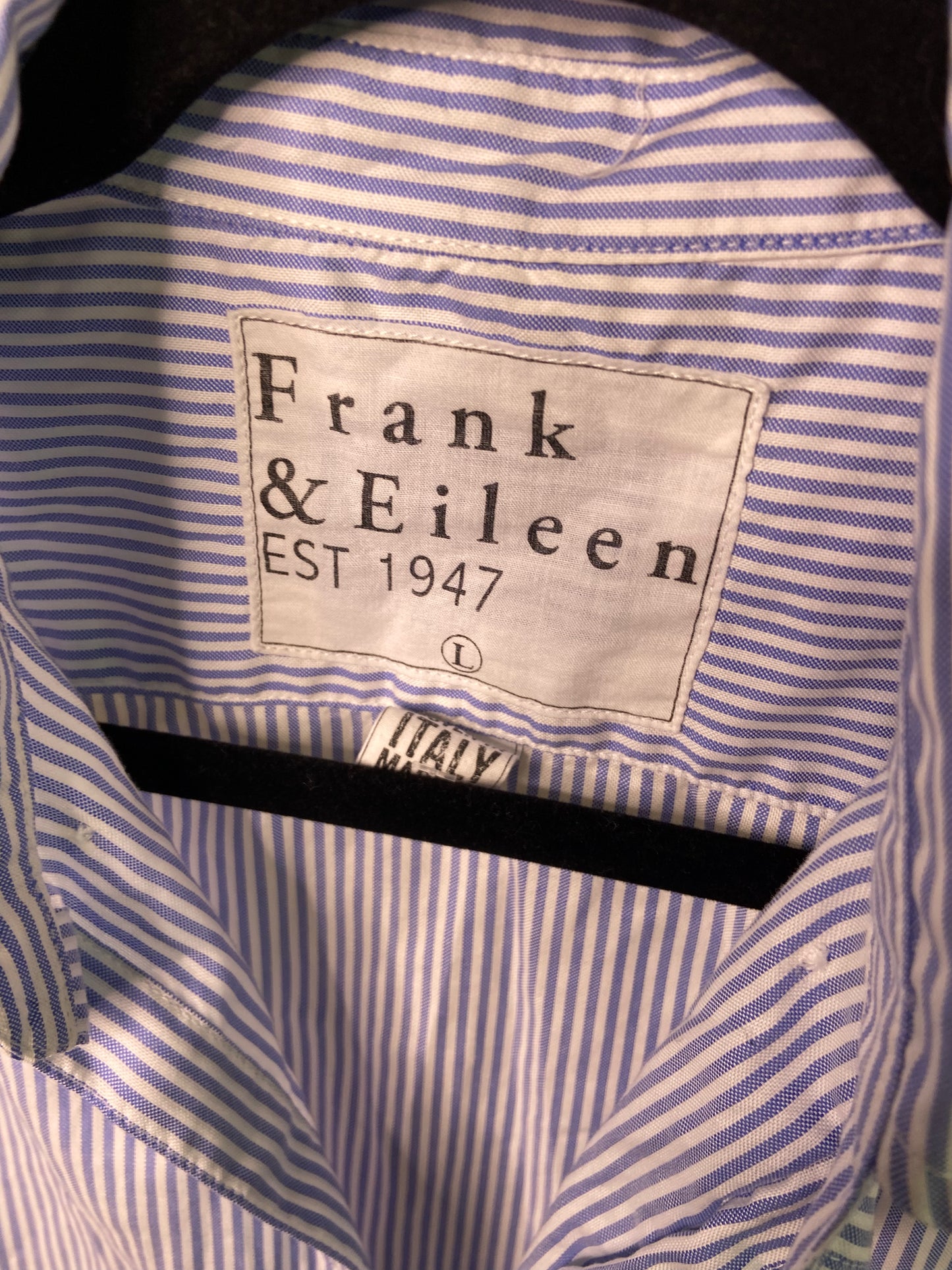 Frank and Eileen "Eileen" Striped Button Down Shirt size L
