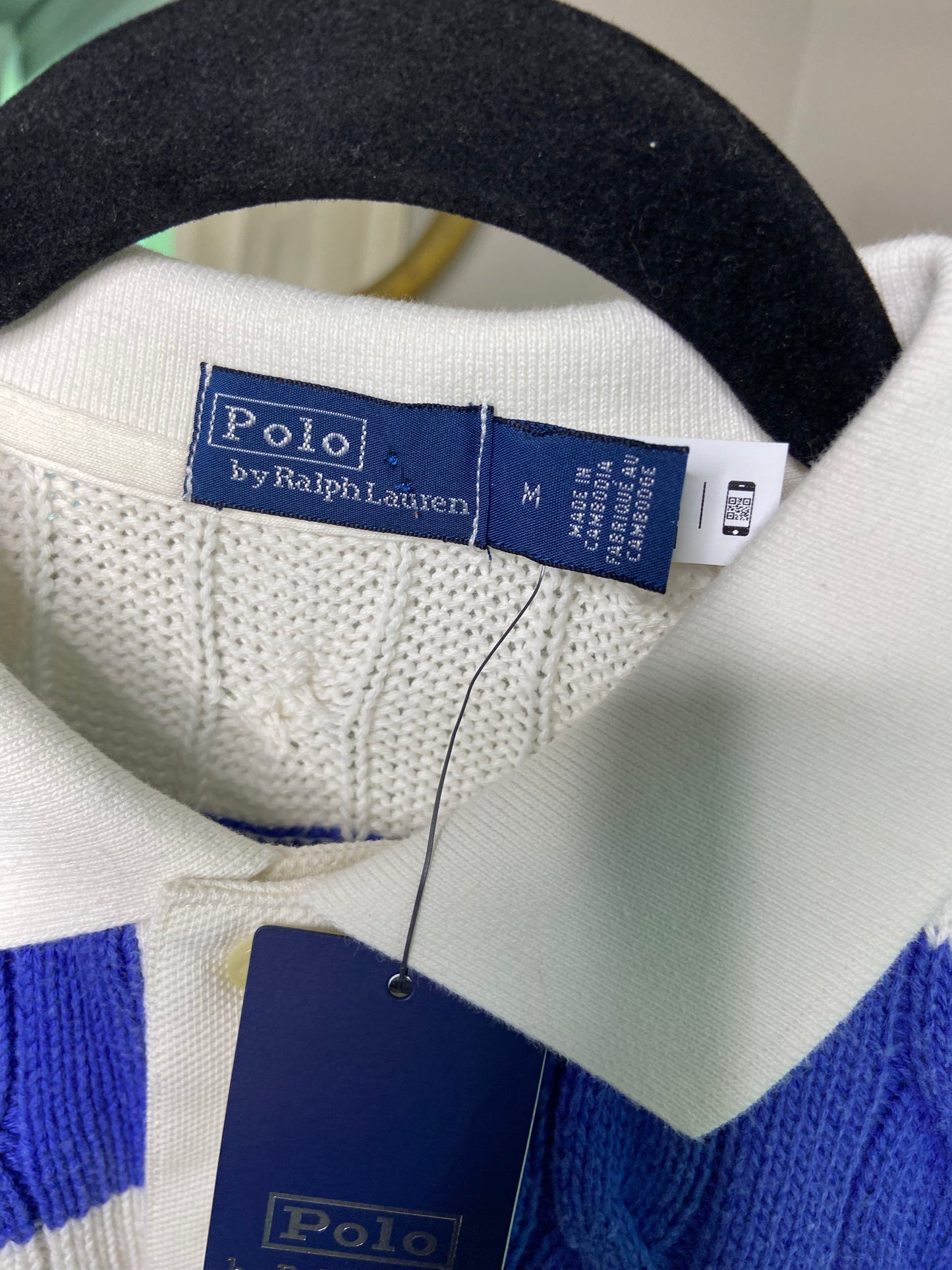 Polo Ralph Lauren Slim Fit Cable-Knit Polo Shirt size S
