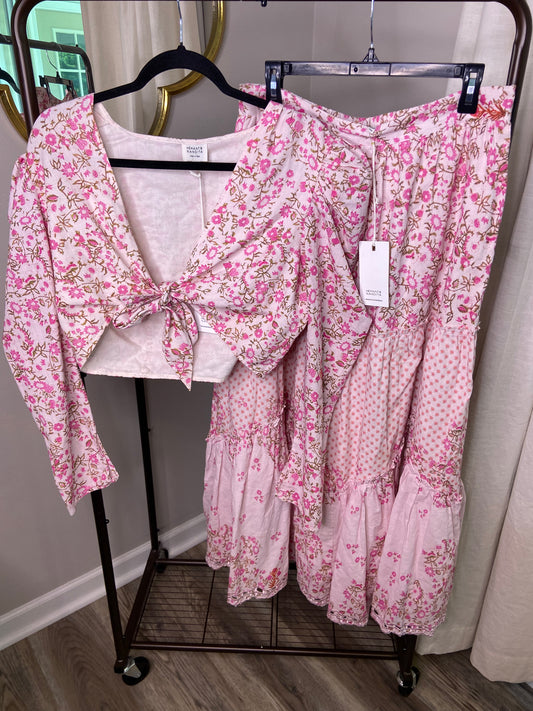 Hemant and Nandita Hera Top and Skirt Set size 2XL XXL