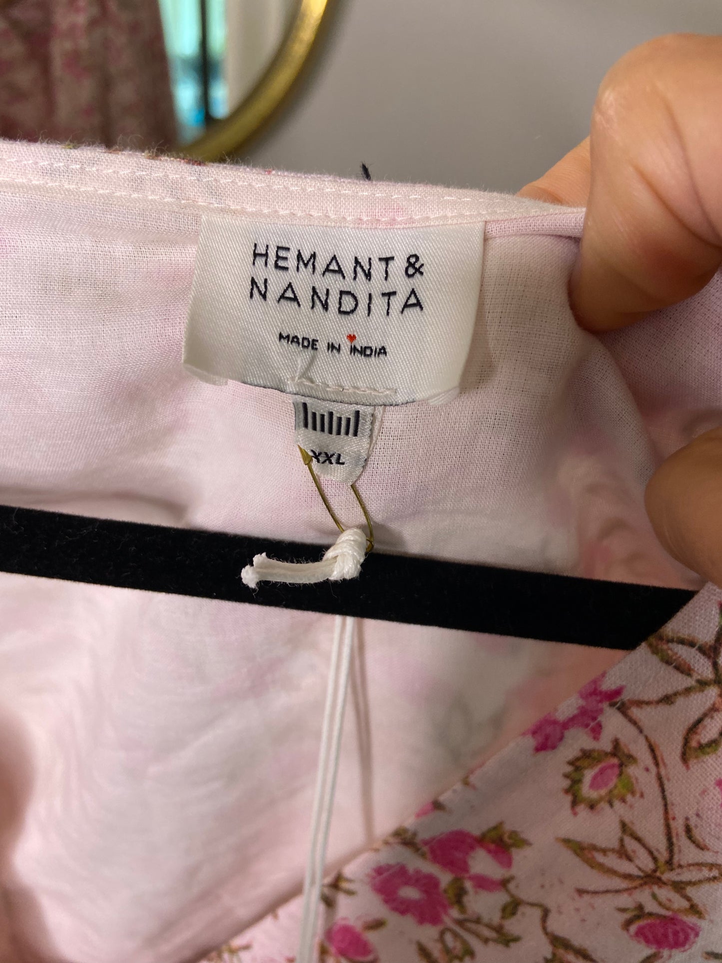 Hemant and Nandita Hera Top and Skirt Set size 2XL XXL