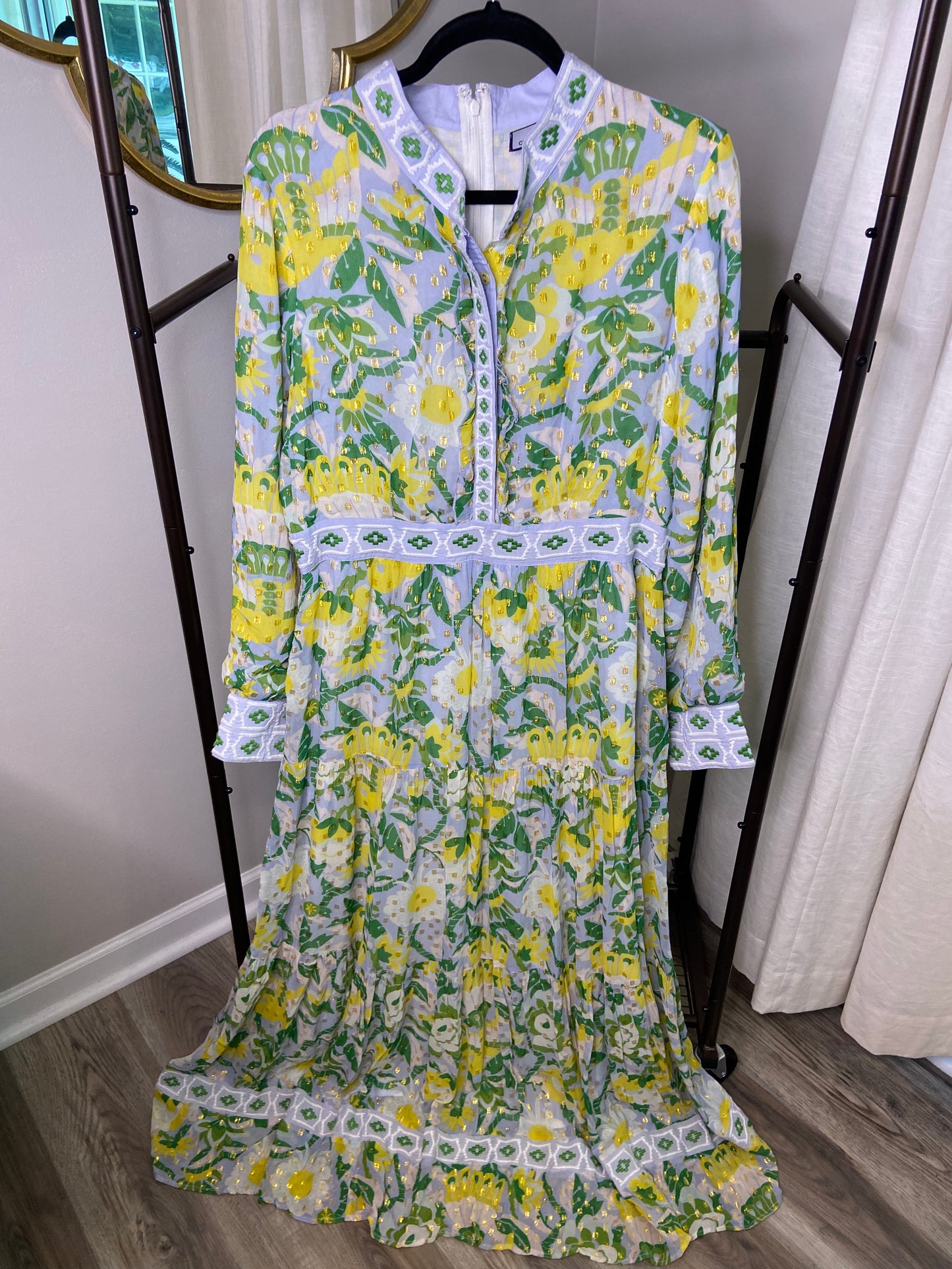 CK Bradley Annabelle Falconer Lemon Dress size L