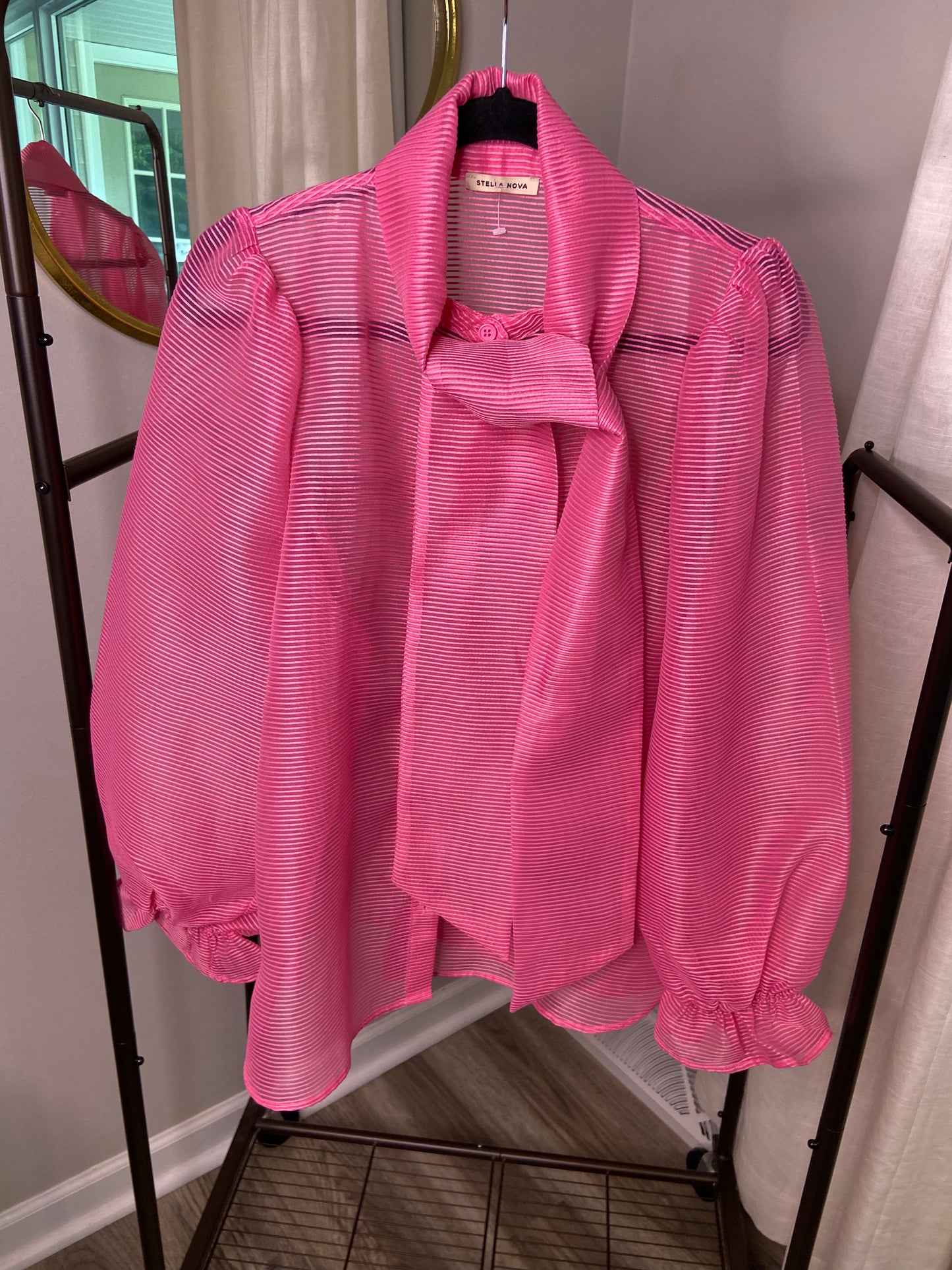 Stella Nova Erina Bow Blouse size XL 42