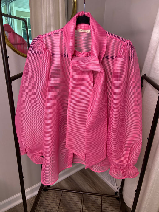 Stella Nova Erina Bow Blouse size XL 42