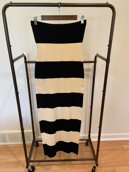 Posse Theo Strapless Striped Dress size S