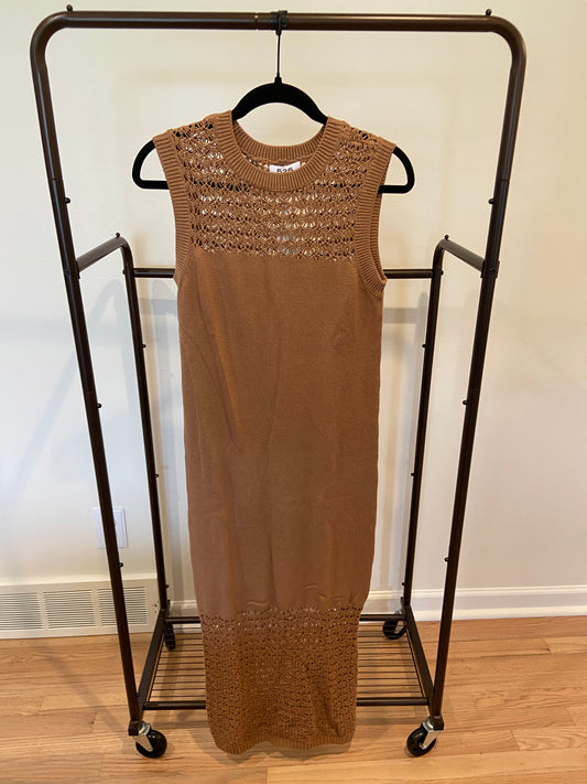 525 America Tori crochet Dress in Cinnamon size S