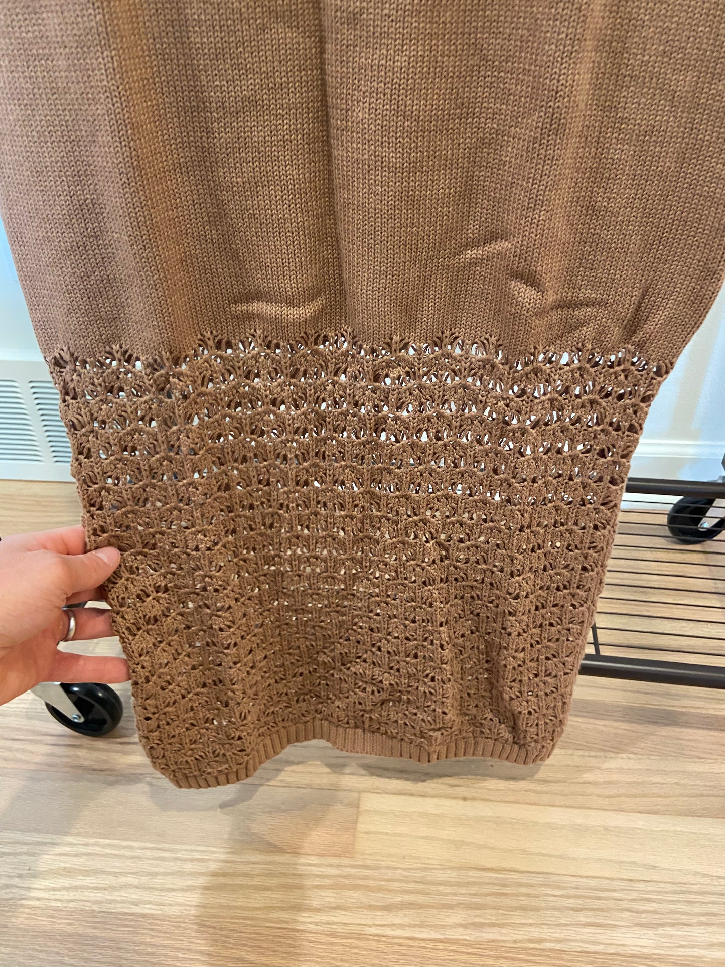 525 America Tori crochet Dress in Cinnamon size S