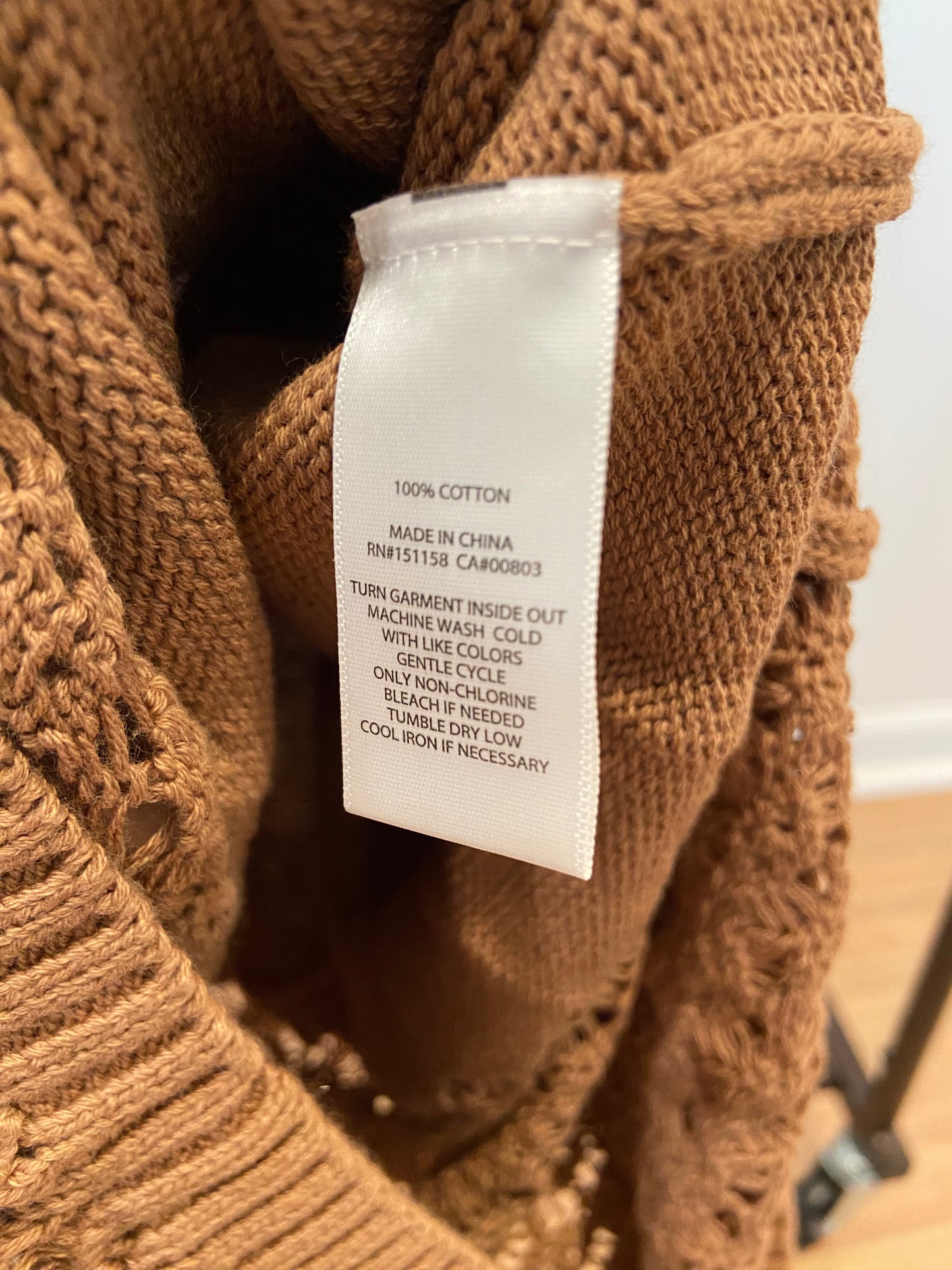 525 America Tori crochet Dress in Cinnamon size S