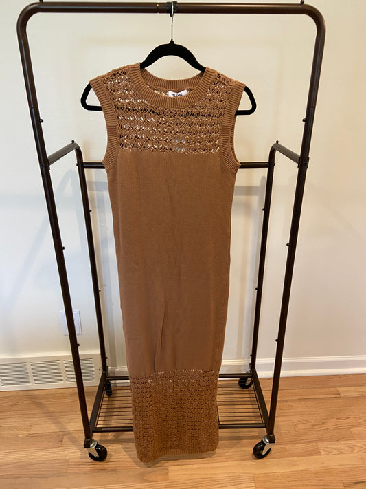 525 America Tori crochet Dress in Cinnamon size XS