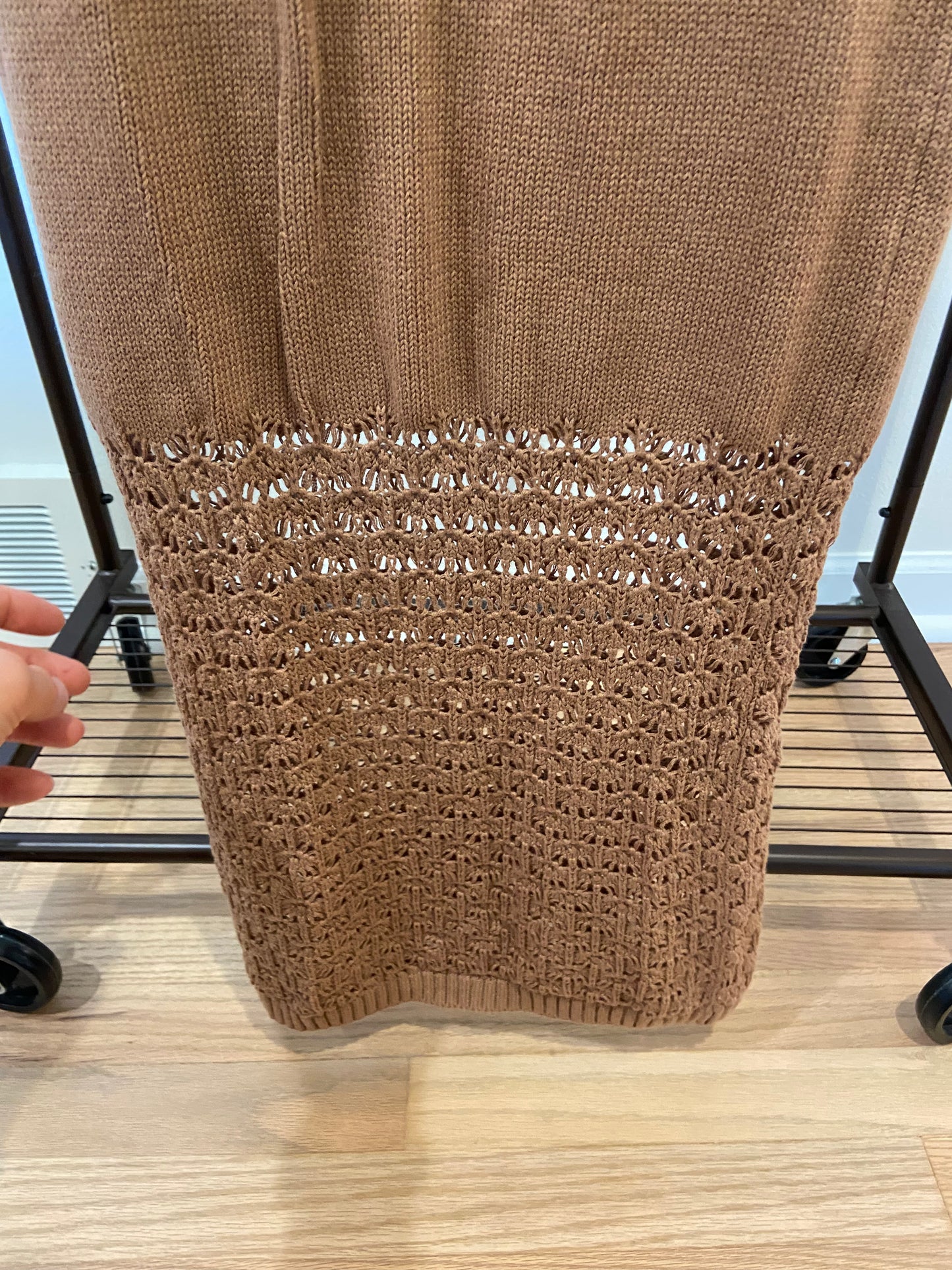 525 America Tori crochet Dress in Cinnamon size XS