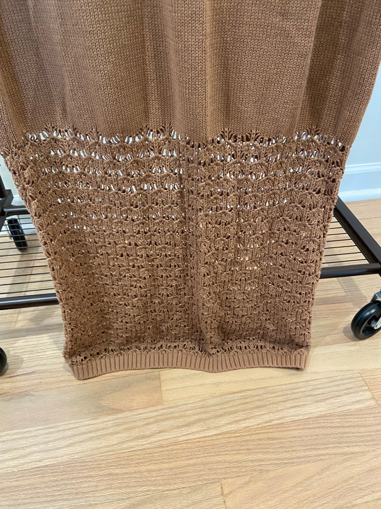 525 America Tori crochet Dress in Cinnamon size L