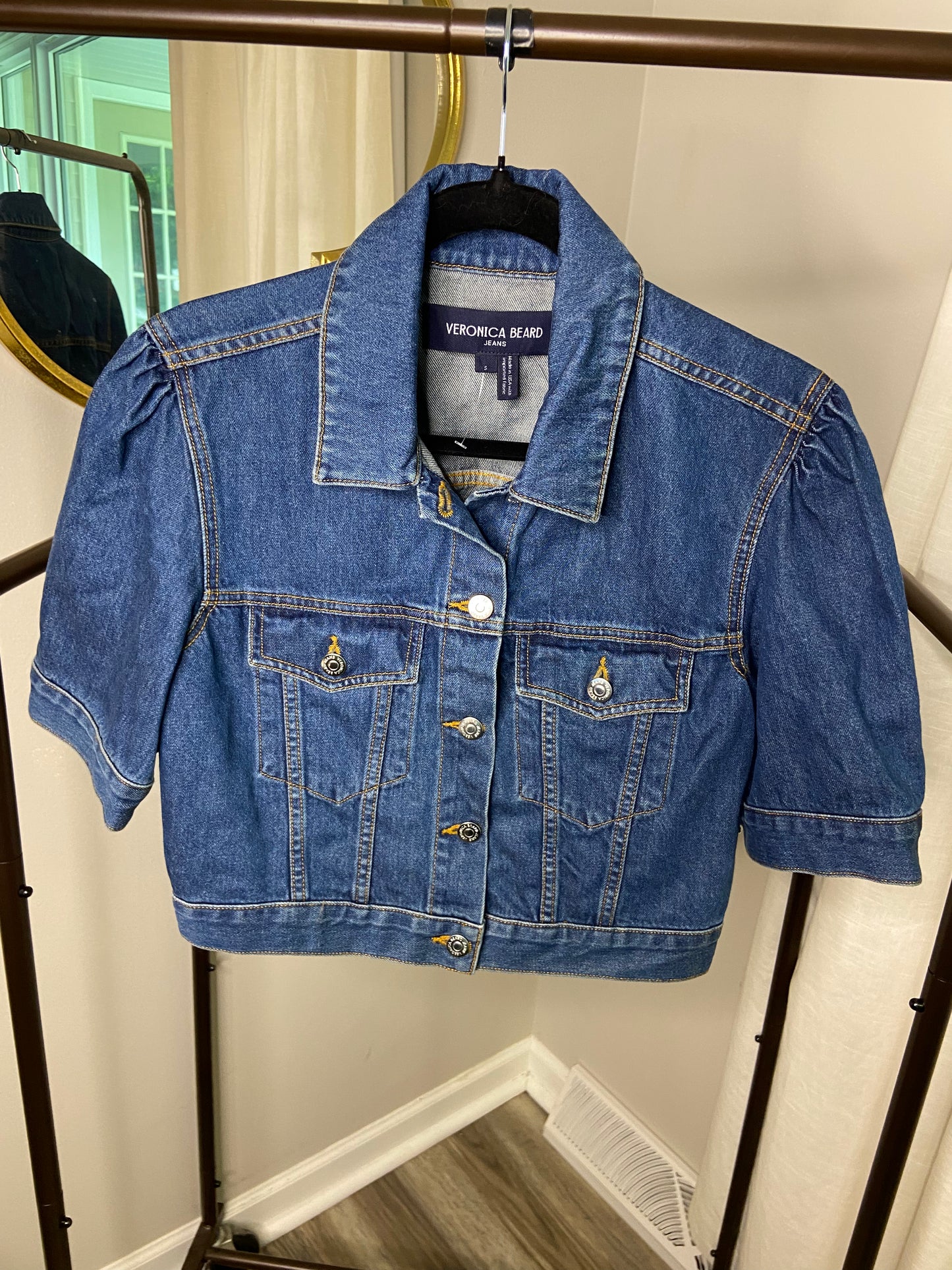 Veronica Beard Raina Denim Jacket size S