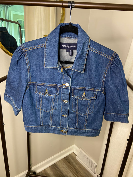 Veronica Beard Raina Denim Jacket size S