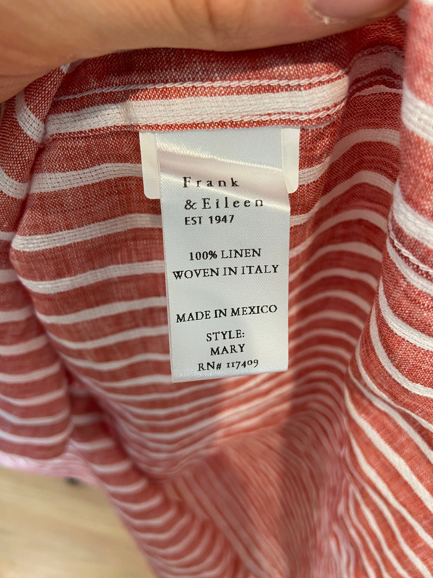 Frank & Eileen Mary Shirt Dress size M