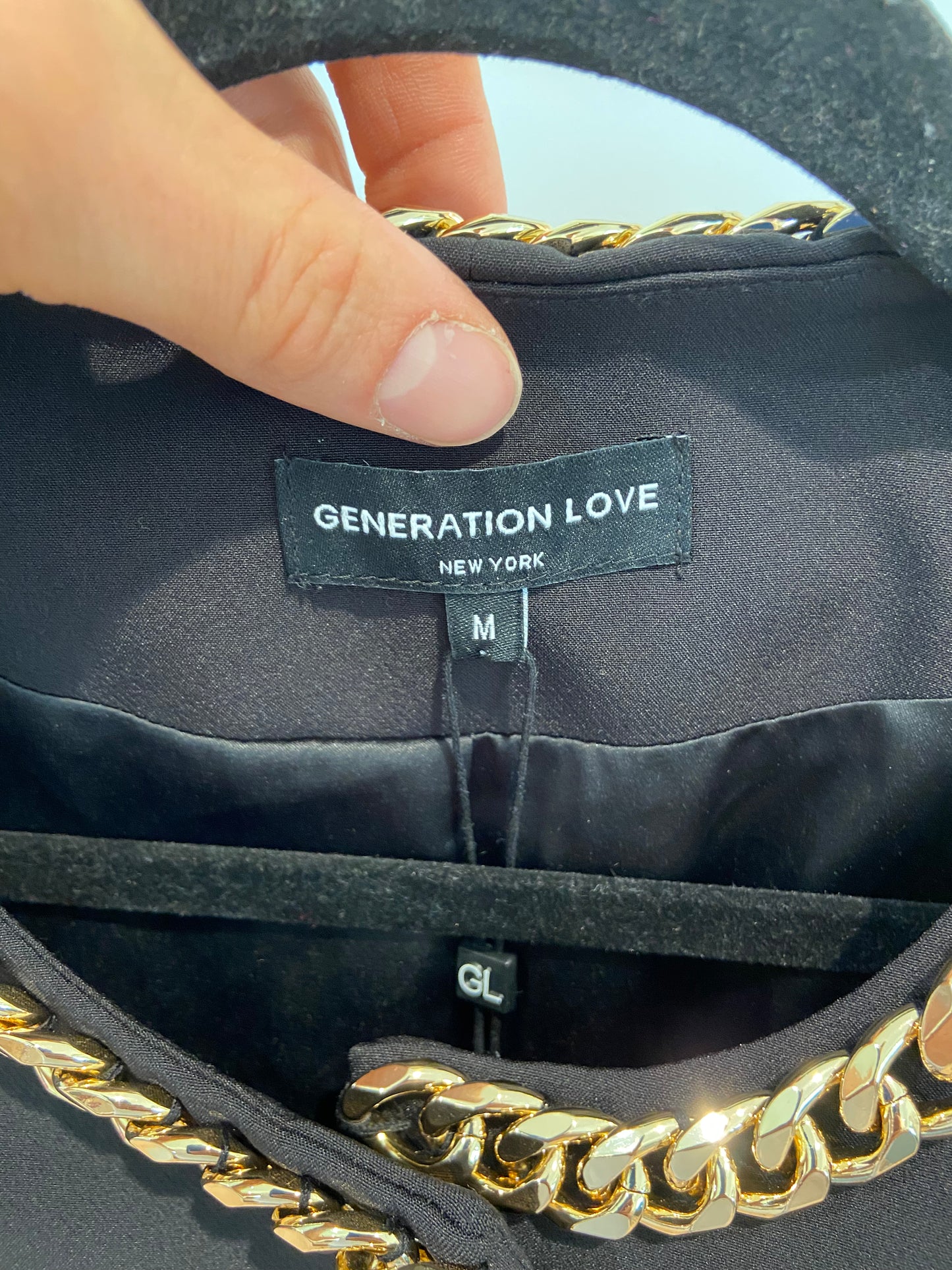 Generation Love Chiara Chain Trim Jacket size M