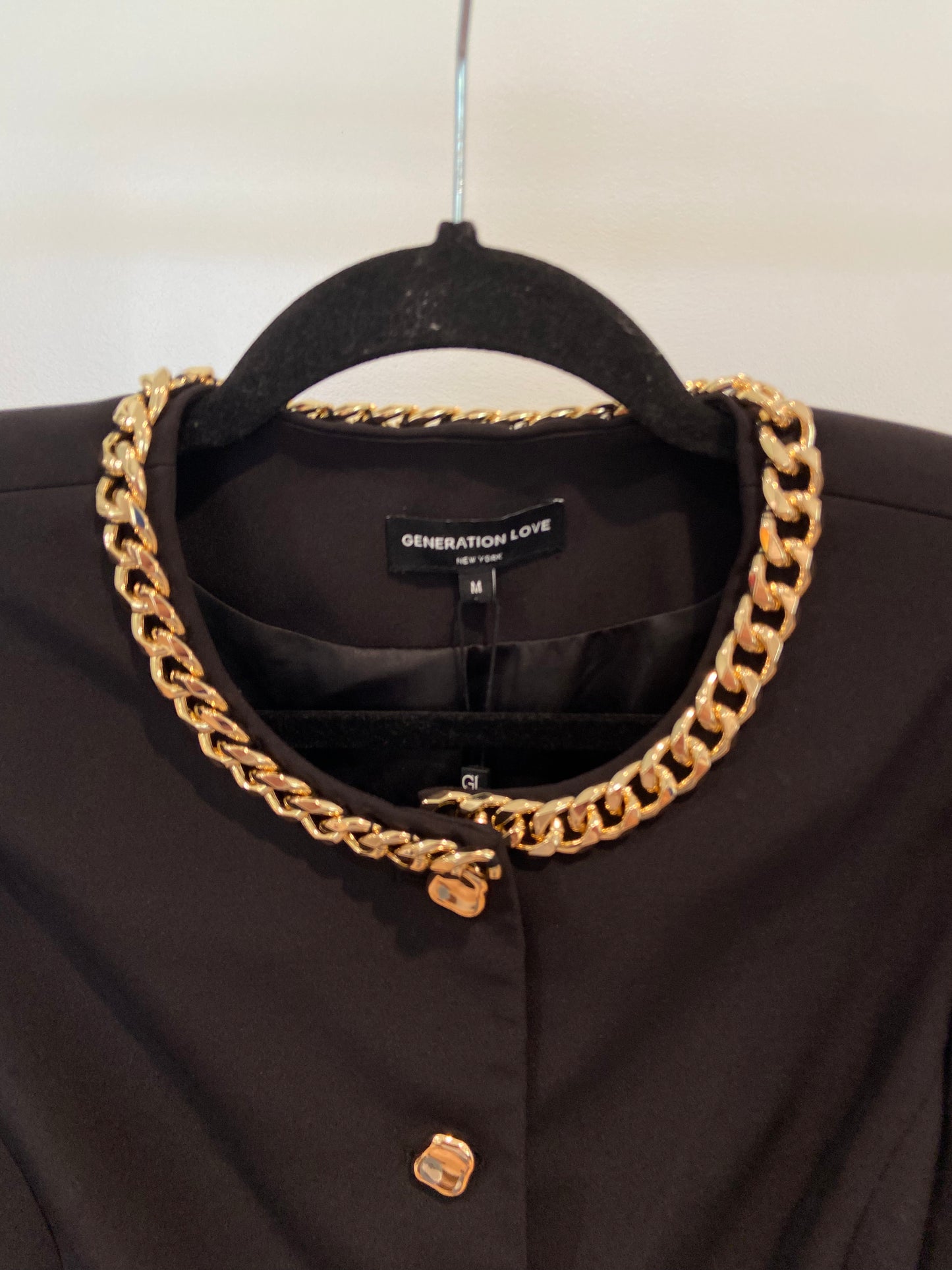 Generation Love Chiara Chain Trim Jacket size M